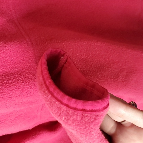 Tommy Hilfiger XL pink poly quarter zip pullover with full pouch (2006) - Picture 11 of 11